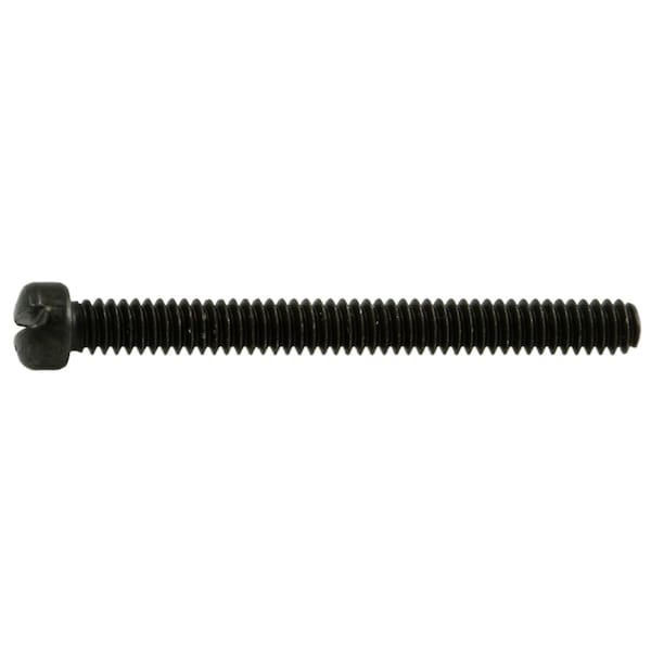 Midwest Fastener #3-48 x 1 in Slotted Fillister Machine Screw, Black Oxide Steel, 8 PK 32906 - main